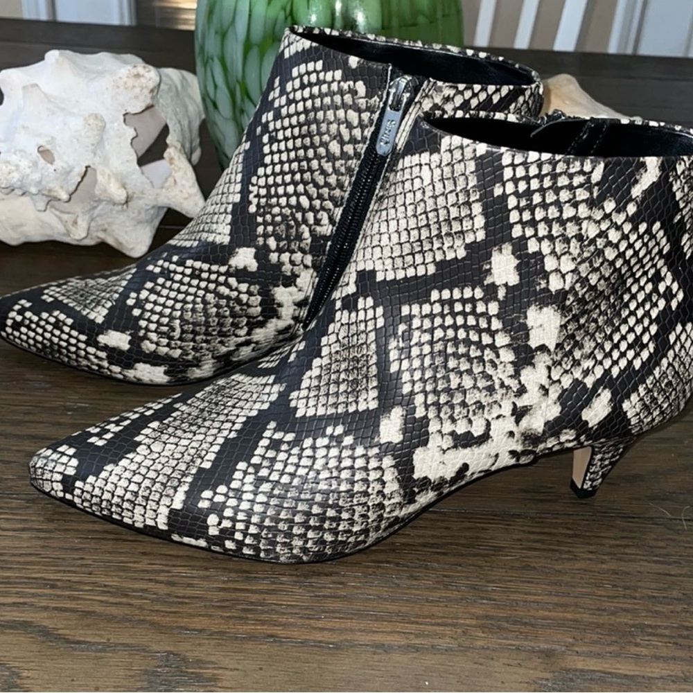 Snakeskin Ankle Boots